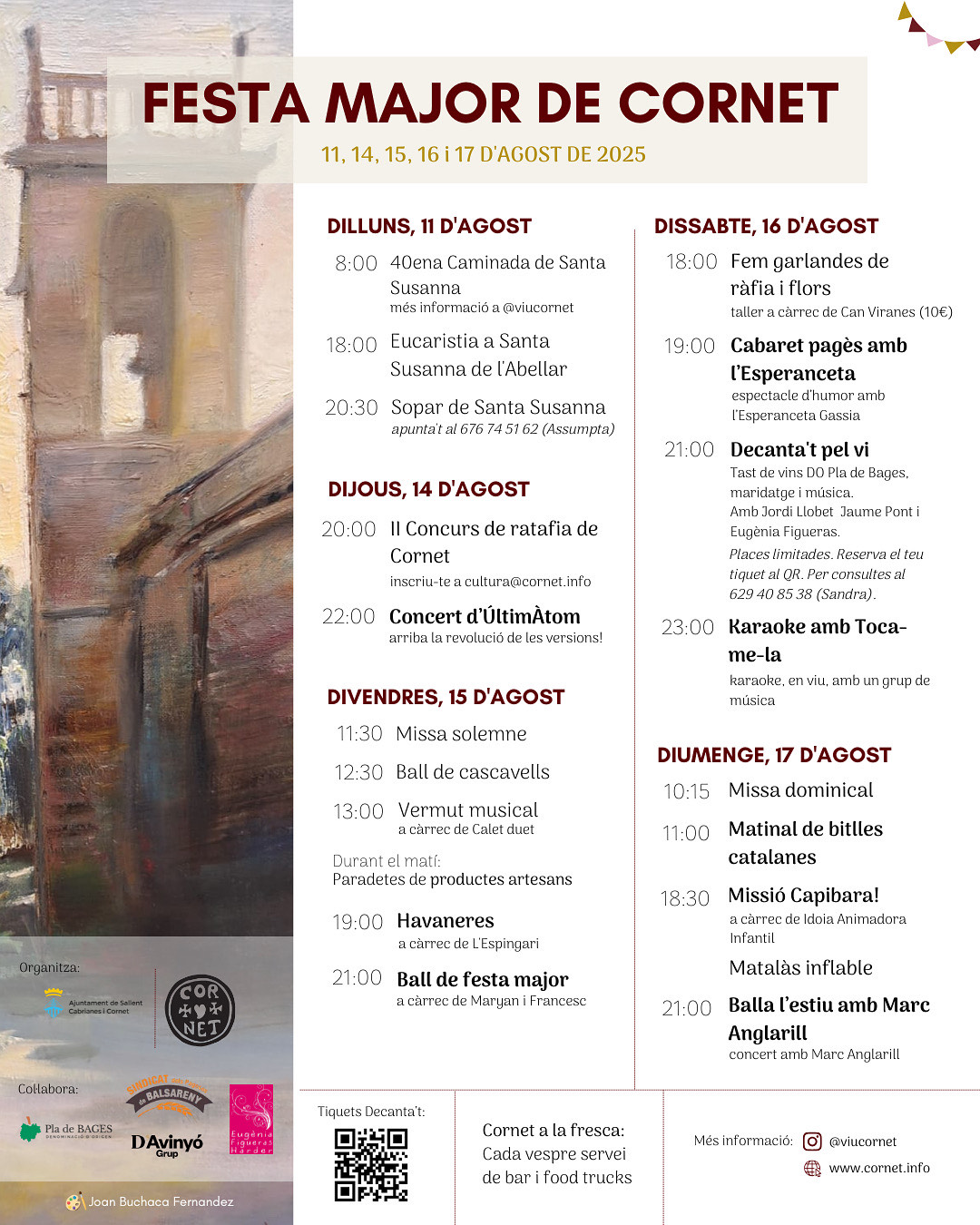 FESTA MAJOR 20025 CORNET